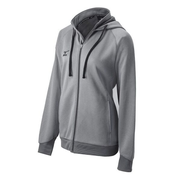 Mizuno Performance Fleece Line Pro Full Zip Stand Up Collar Volleyball Hoodie S - Picture 1 of 11